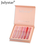 Lip And Cheek High Value Makeup Non-Flaking And Non-Sticky Cup Watery Mirror Enzyme Lip Glaze Set