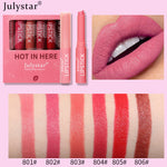 Velvet Foggy Lipstick Cover Box Matte Color Fast Candy Lipstick