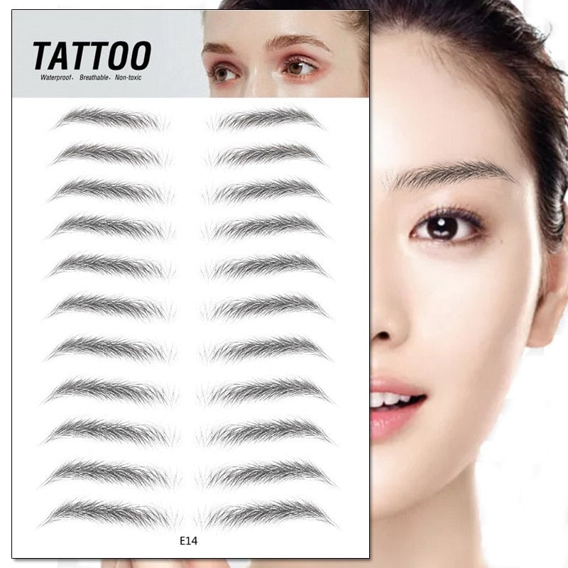 Magic 4D Hair-like Eyebrow Tattoo Sticker